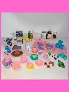 Mixed Lot - Dollhouse Miniatures - 68 Items - Vintage, 1990's to Early 2000's